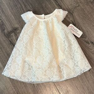 Baby Starters Ivory Lace Dress 12 Months